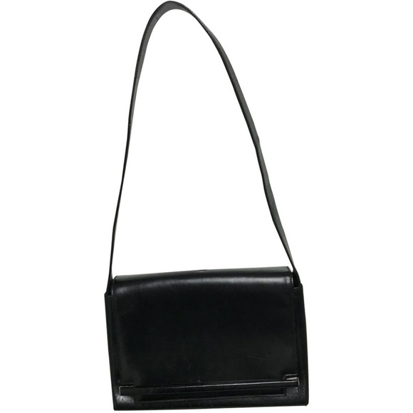 CAMPANILE Handbags - CAMPANILE MADE IN ITALY BLACK LEATHER SHOULDER BAG